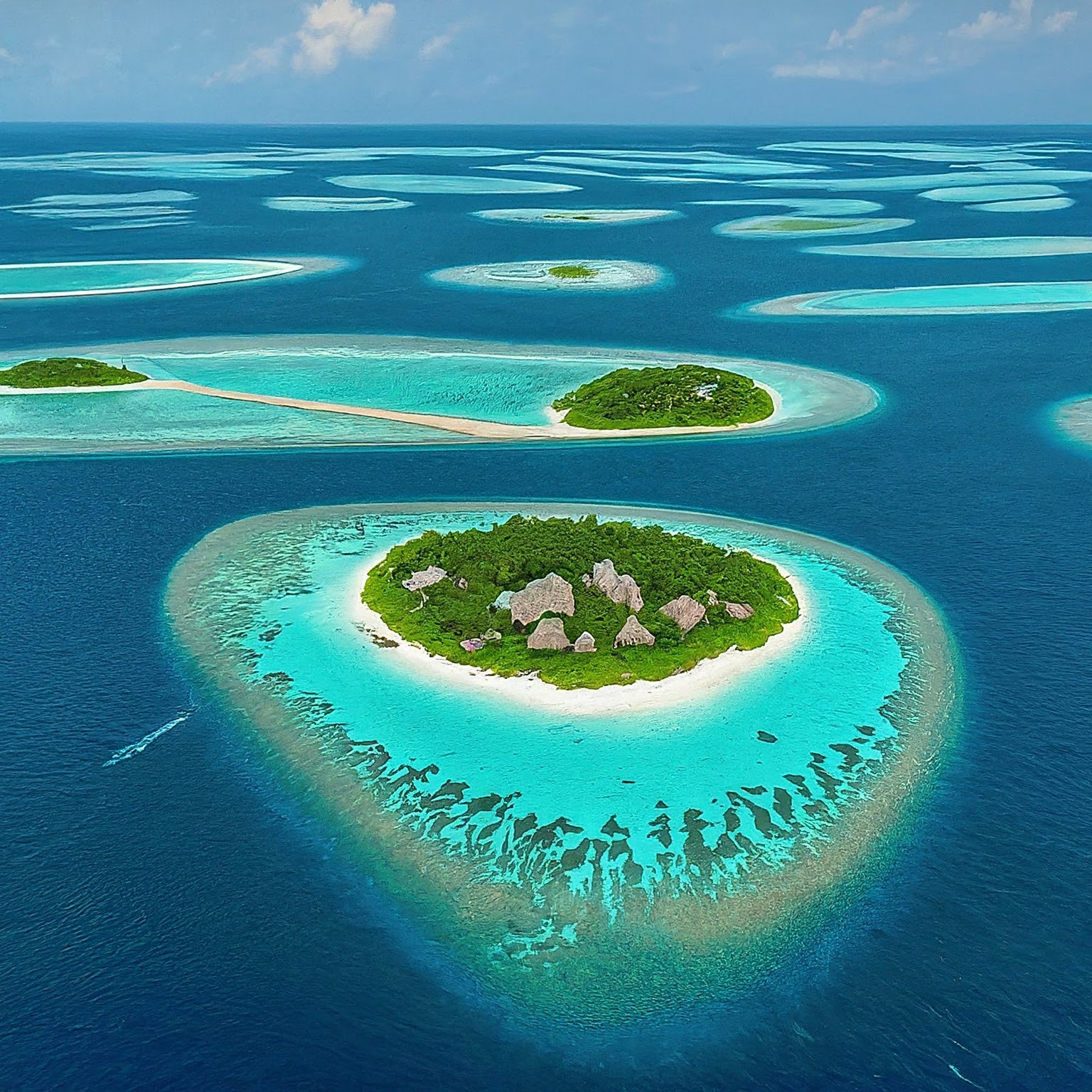 Islands in the sea