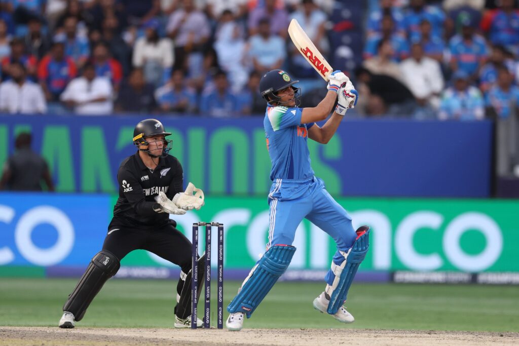 Shubman Gill in the Champions Trophy final