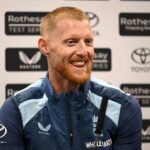 Ben Stokes at a press conference