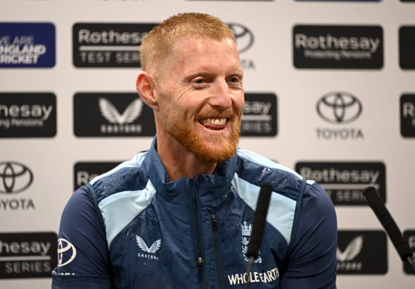 Ben Stokes at a press conference