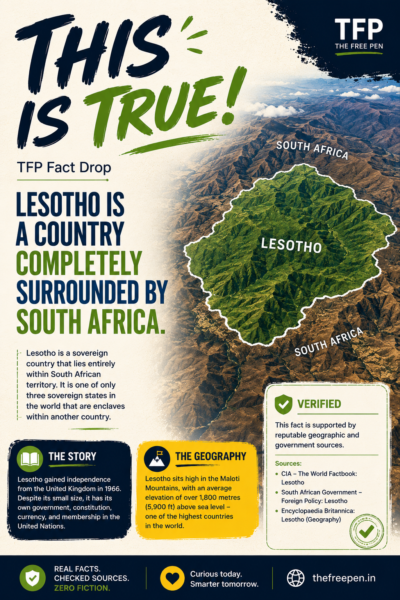 Lesotho within South Africa