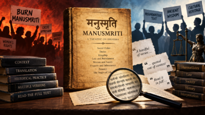 Manusmriti has a reading problem