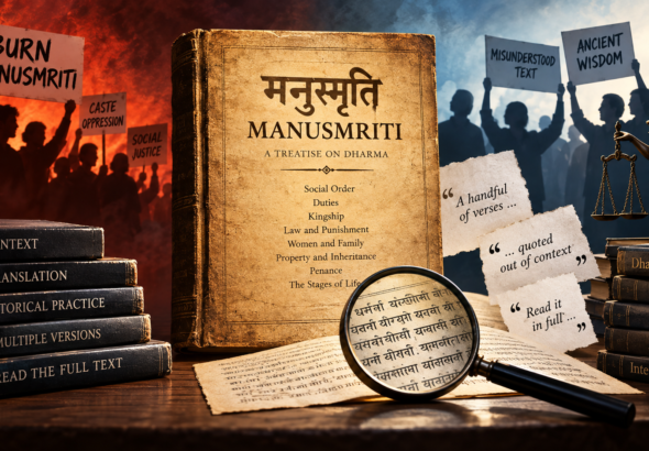 Manusmriti has a reading problem